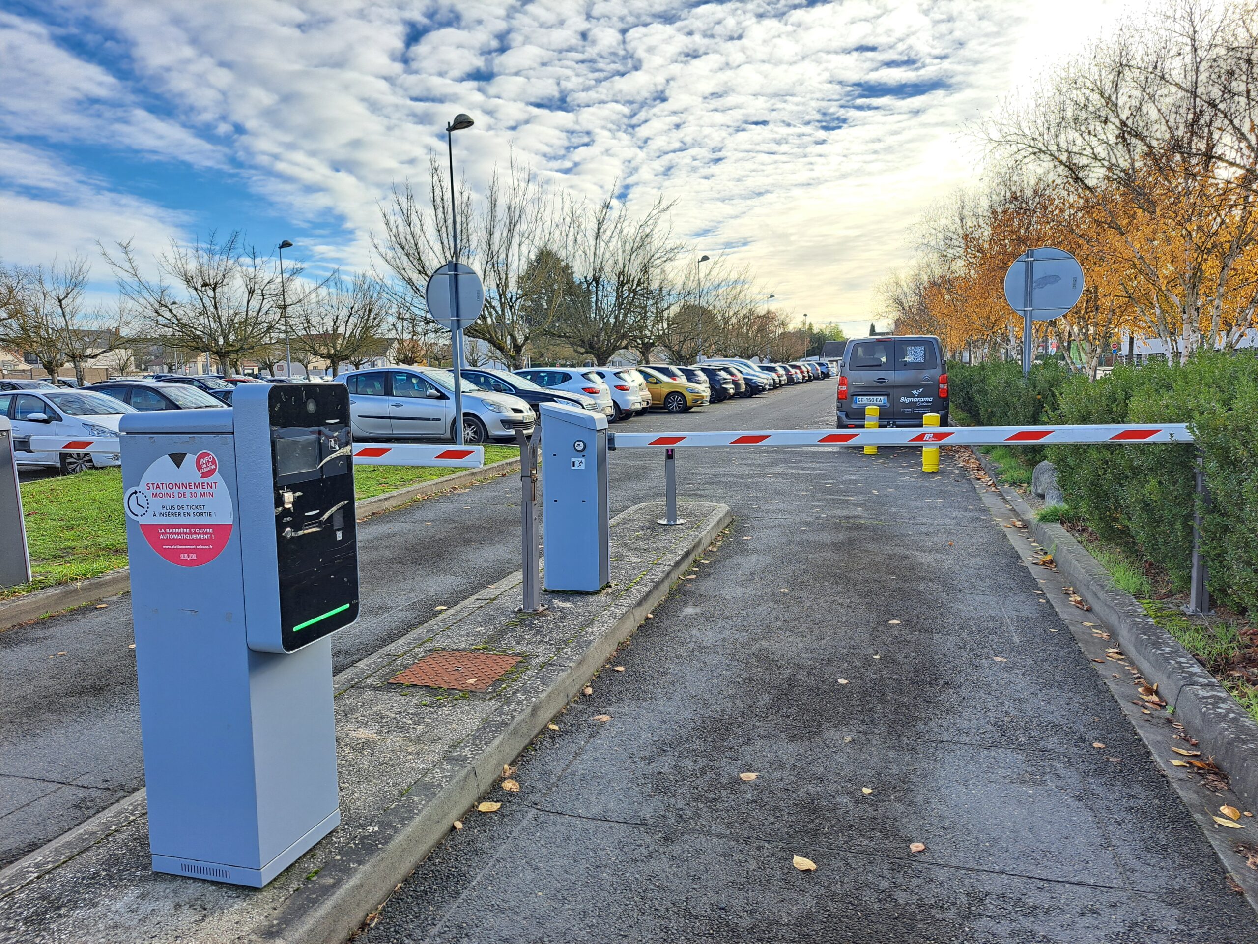 Travaux de voirie au parking extérieur “Gare des Aubrais”