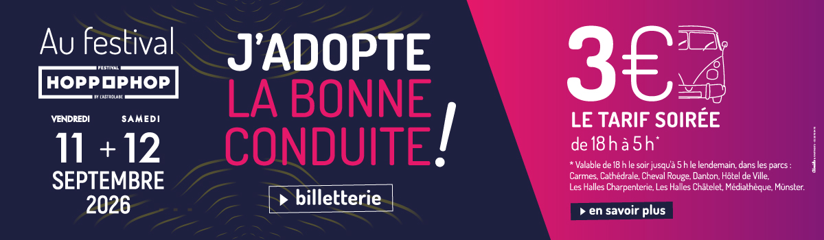 Hop Pop Hop 2026 - J'adopte la bonne conduite - tarif soirée 3€